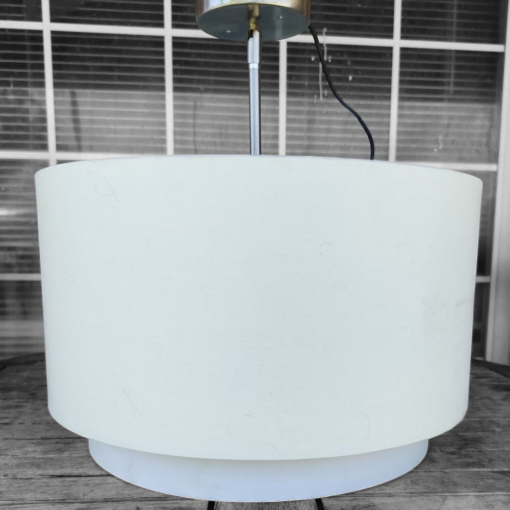 Vintage Double Drum Hanging Lamp